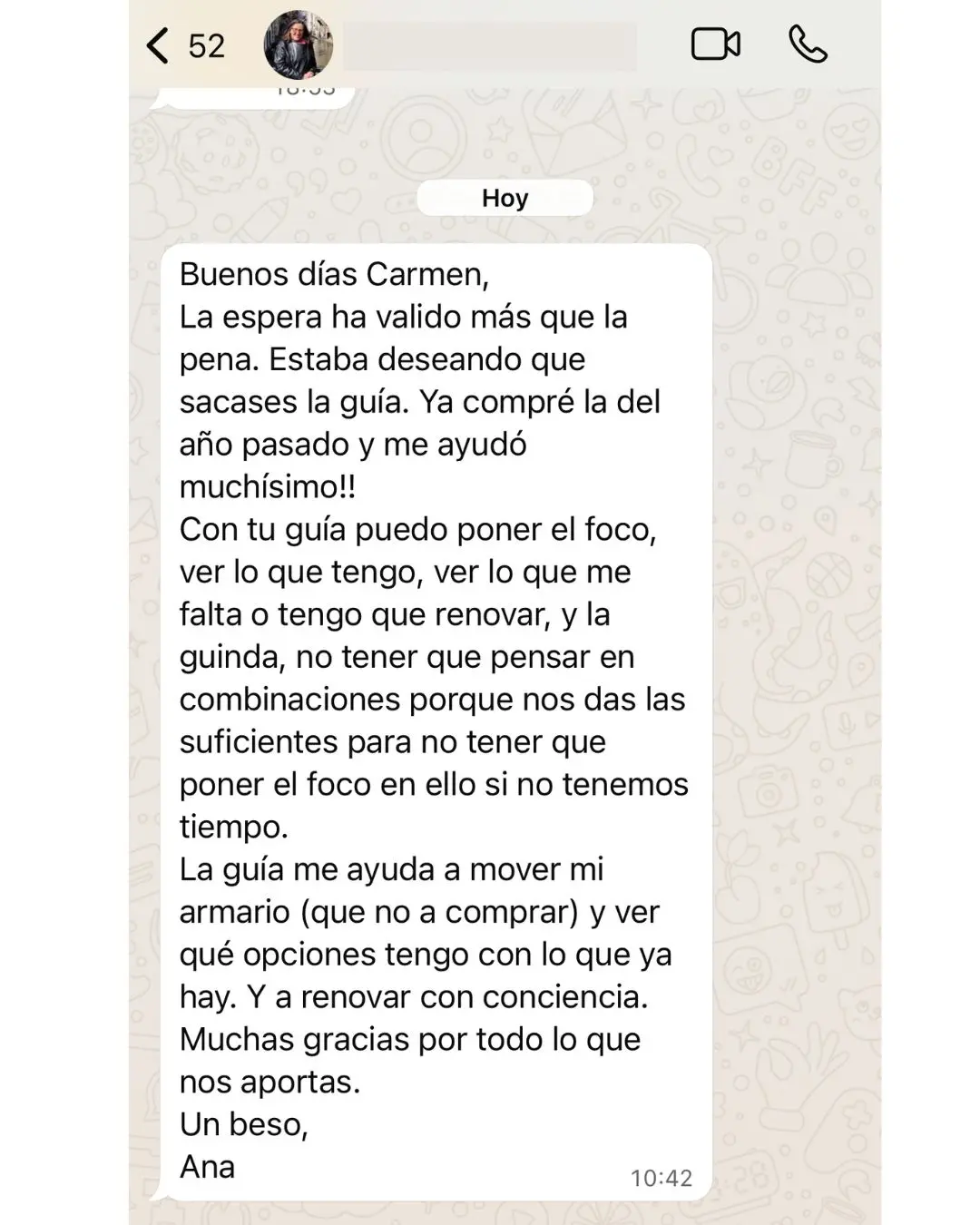 Asi te sientes con la guía armario capsula